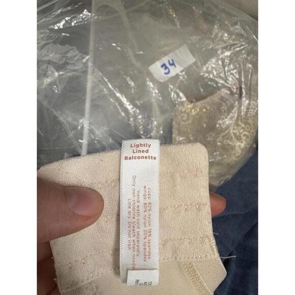 Cacique Bra Womens 46DD Nude Beige Lightly Lined Balconette Comfort Work All Day - Picture 10 of 10